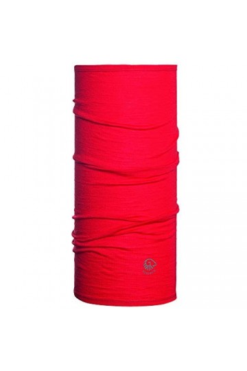 GIESSWEIN Lécharpe multifonctionnelle Eisenstein rouge ONE SIZE - écharpe tubulaire douce en 100% laine mérinos, écharpe pou