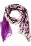 Gerry Weber 72004 Tissu, écharpe, Autre, Imprimé écru/Blanc/Violet/Rose, Taille Unique Femme