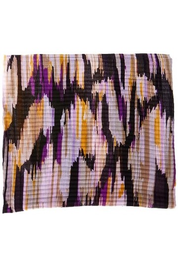 Gerry Weber 72004 Tissu, écharpe, Autre, Imprimé écru/Blanc/Violet/Rose, Taille Unique Femme