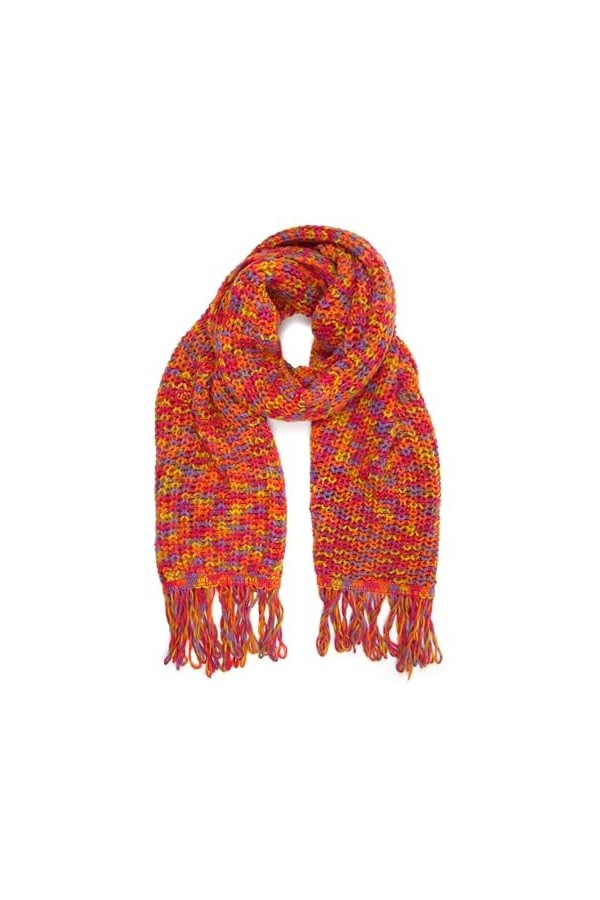 collezione alessandro Becky Écharpe en Laine, Rose, Taille Unique Femme