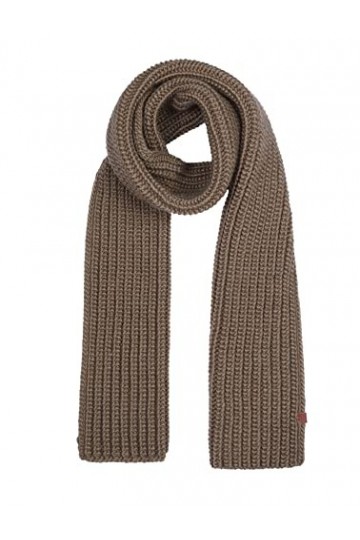Bickley + Mitchell Bikley + Mitchell Chunky Knitted Basic Écharpe pour Femme 2009-02-11-40, Marron, Taille Unique Homme