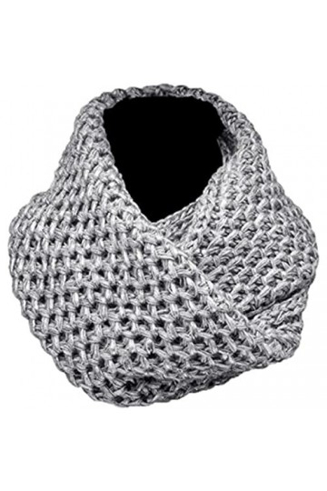 CHILLOUTS Golda Scarf Écharpe dhiver, argenté, Taille Unique Femme