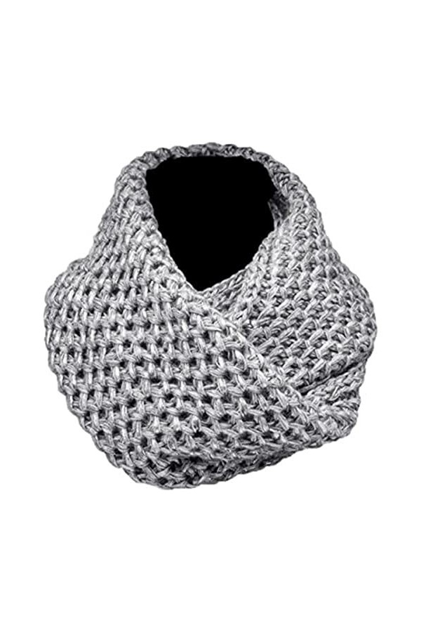 CHILLOUTS Golda Scarf Écharpe dhiver, argenté, Taille Unique Femme