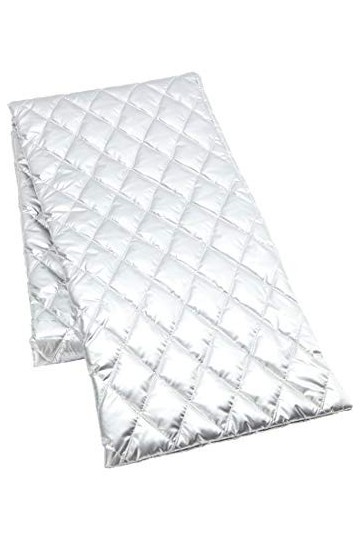 swirlie Écharpe Rembourrée, argenté, Taille Unique Femme