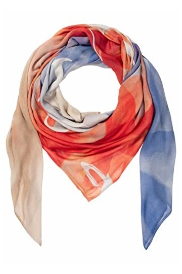 Camel Active Womenswear 307510/7v51 Écharpe carrée, Rouge, Taille Unique Femme