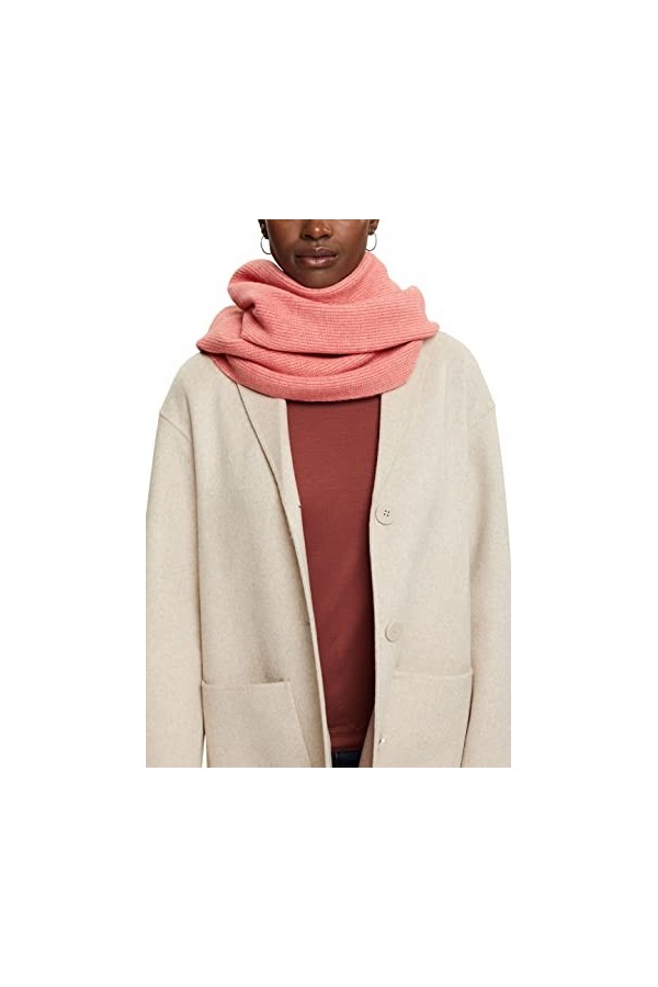 ESPRIT 992ca1q304 Écharpe Tendance, 645/corail, Taille Unique Femme