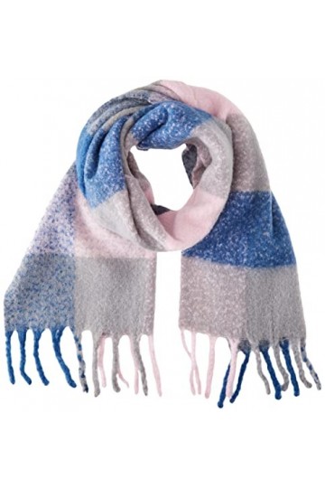 s.Oliver Écharpe, Bleu, Taille Unique Femme