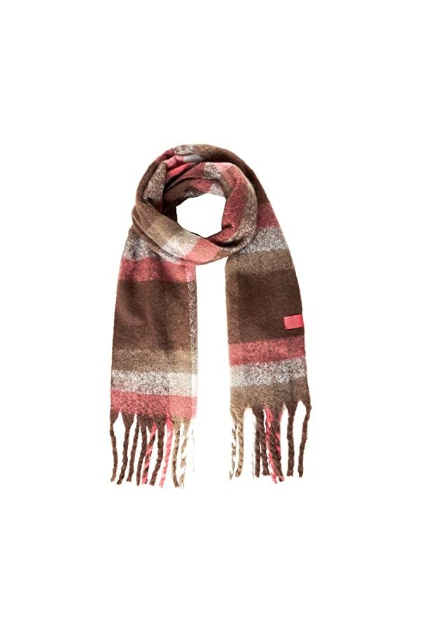 Street One Écharpe à franges pour femme, Cocoa Brown, Taille Unique