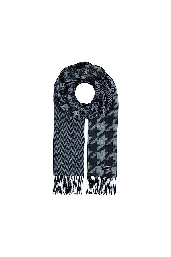 FRAAS Écharpe en Cashmink avec pied-de-poule - 35 x 200 cm - fabriqué en Allemagne pour les femmes