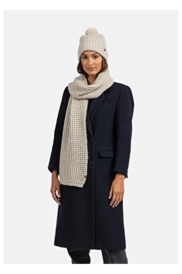 Bickley + Mitchell Super Chunky Knit Écharpe pour Femme 2016-02-10-112 Tricot Bikley + Mitchell, Sable Twist, Taille Unique H