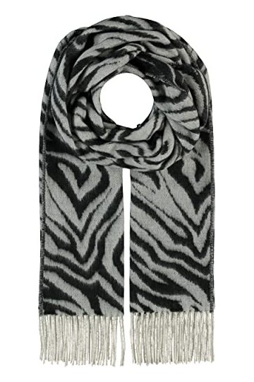 Giorgio Rimaldi Echarpe dhiver XXL pour femmes - Motif zébré - Chaude, douce et agréable pour la peau - Accessoire dhiver i