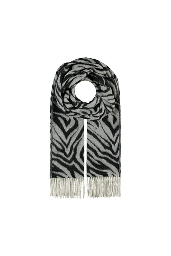 Giorgio Rimaldi Echarpe dhiver XXL pour femmes - Motif zébré - Chaude, douce et agréable pour la peau - Accessoire dhiver i