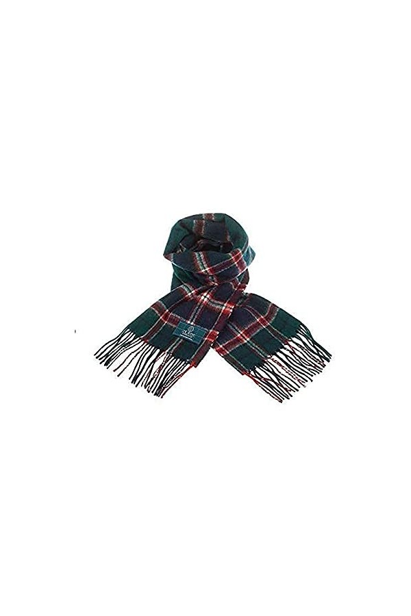 Clans of Scotland - Écharpe tartan écossais en pure laine dagneau - 100 % laine - Écharpe tartan en laine pure - Parfait pou