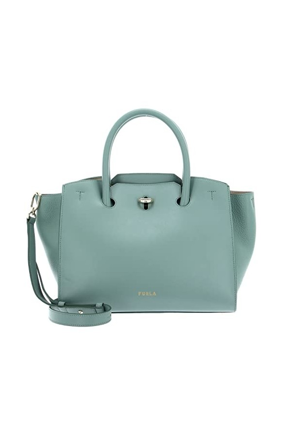 FURLA Genesi Tote Bag M Mineral Green
