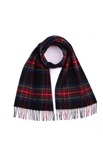 Écharpe tartan écossais 100% pure laine dagneau - 100% laine – En différents tartans – Parfait pour homme et femme – 30,5 x 
