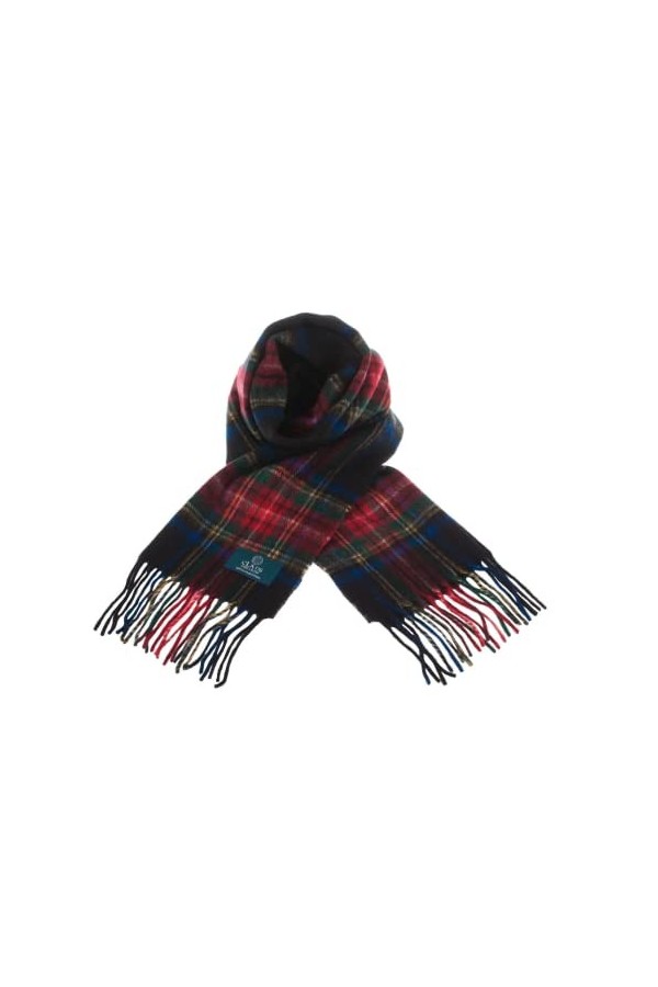 Écharpe tartan écossais 100% pure laine dagneau - 100% laine – En différents tartans – Parfait pour homme et femme – 30,5 x 