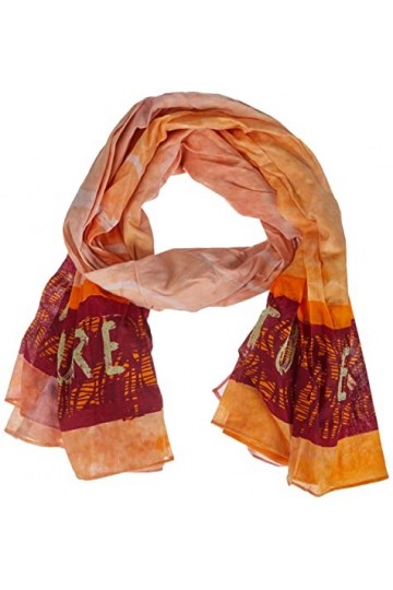 Camel Active Womenswear 307420/7V42 Écharpe carrée, Piony Red, Taille Unique Femme