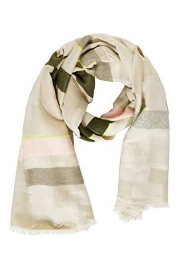Cecil B571880 Écharpe, Blanc glacé, A Femme