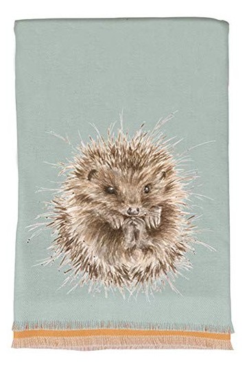 Wrendale Designs Écharpe dhiver, Vert - Hérisson, taille unique