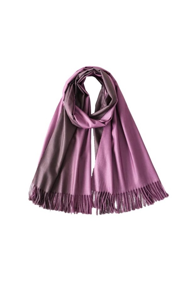 LIVLOKO Écharpe pashmina pour femme en laine cachemire, Couleur 5., taille unique