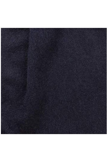 Glen Isla Écharpe 100 % laine dagneau - Bleu marine uni - Fabriqué en Grande-Bretagne, bleu marine, 165cm x 25cm