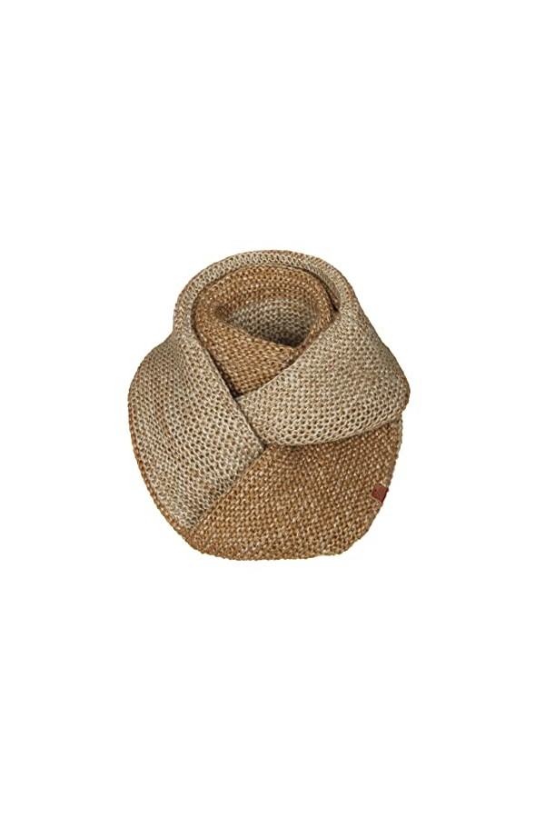 Bickley + Mitchell Two Color Infinity Écharpe en Tricot pour Femme 52010-07-187 Bikley + Mitchell Knitted Womens Scarf, Camel