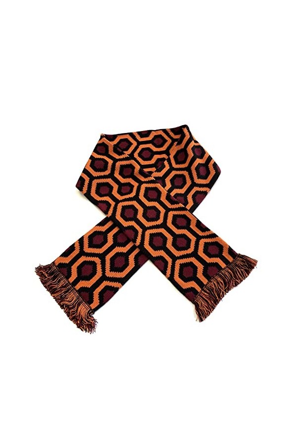 Écharpe à motif overlook, inspirée par The Shining, Rouge, taille unique