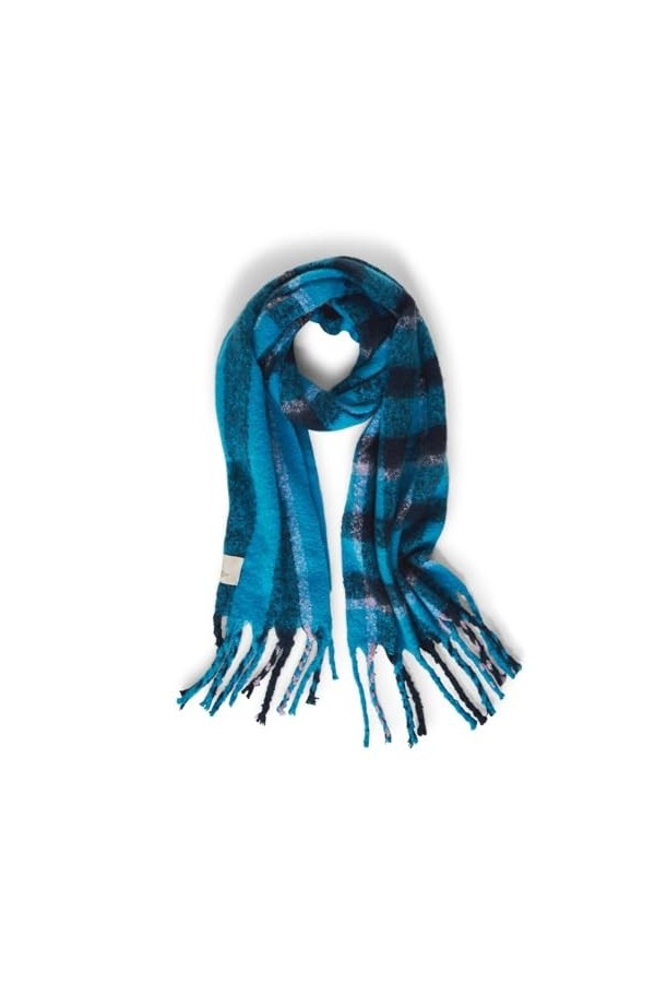 Street One A572248 Écharpe à Carreaux, Plummy Wine, A Femme