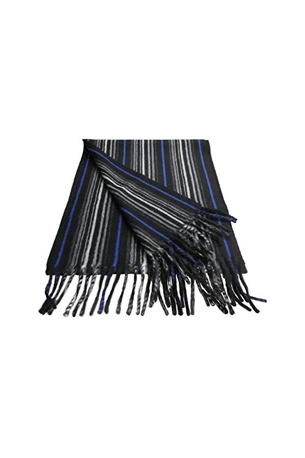 MADE IN SCOTLAND - Echarpe - Femme Black/Grey/Silver/Blue Taille unique