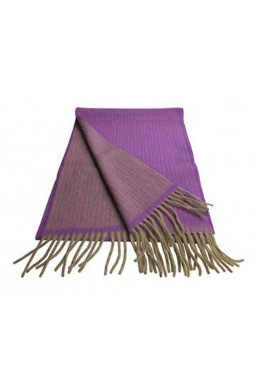 MADE IN SCOTLAND - Echarpe - Femme Purple/Camel Taille unique
