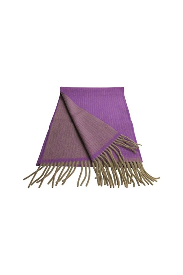MADE IN SCOTLAND - Echarpe - Femme Purple/Camel Taille unique