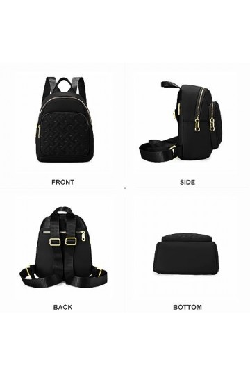 Sac a Dos Femme Elegant Leger, Sacs à Main Portés Voyage Petit Sac a Sport Antivol Sac College Ado Fille Tendance Bandoulière