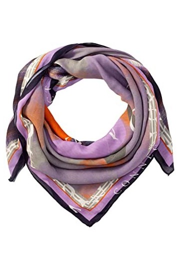 camel active 307450/8v45 écharpe Mode, Violet/Bleu, Taille Unique Femme