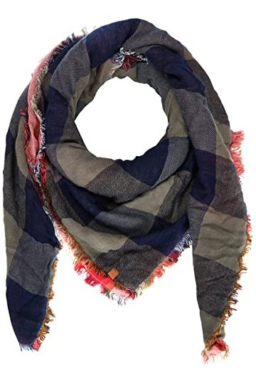 camel active 307420/8v42 Écharpe Tendance, pêche, Taille Unique Femme