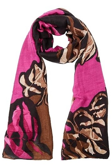 Samoon 23301 Tissu, écharpe, Autre, Motif Baies Douces, Taille Unique Femme