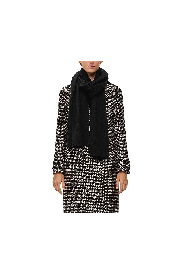 s.Oliver BLACK LABEL 10.2.20.25.276.2133713 Écharpe, Noir, Taille Unique Femme