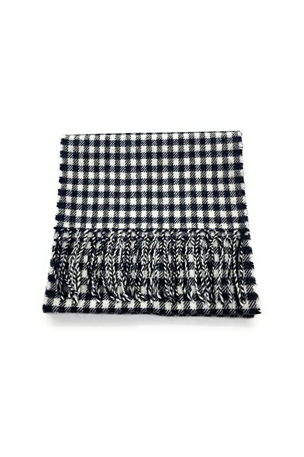 Highland Tweed Écharpe unisexe en laine dagneau pure tartan - Fabriquée en Écosse, multicolore, 210cm x 27cm.