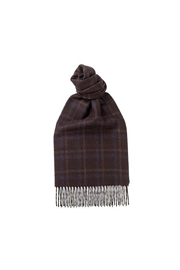 Glen Isla Écharpe 100 % laine dagneau Motif à carreaux Rouge