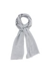 LES POULETTES - Echarpe Cachemire Et Modal Uni - Gris clair
