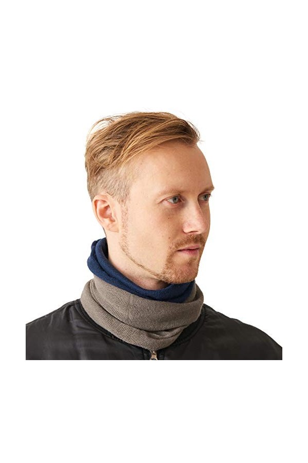 Multifonction Écharpe Bandeau Chapeau - 100% Soie & Laine Tour de Cou Snood Accessoire Chimio Chapeau Sensible Peau Dames Hom