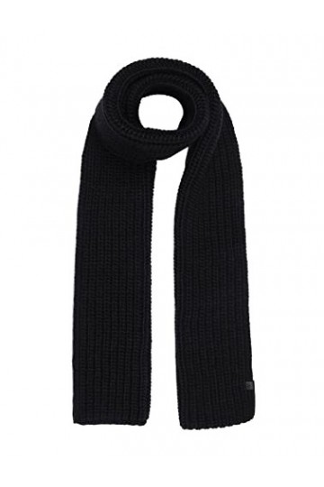 Bickley + Mitchell Bikley + Mitchell Chunky Knitted Basic Écharpe pour Femme 2009-02-11-20, Noir, Taille Unique Homme