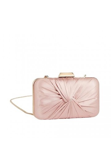 Dorothy Perkins Pochette en satin Beaut taille unique Blush , rose poudré, Taille unique