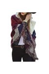Uniquestyle Echarpe Femme Hiver Chale écharpe Chaude Femme Chale Femme Hiver Long Mohair laine douce chaude Vogue Wrap châle 