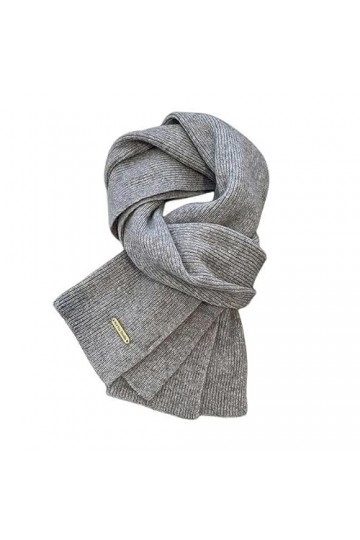 KOSTEN Écharpe Thermique Écarpe De Laine Femmes Hivernales Soft Tritted Girls Chauffle Étudiant Protection du Cou Châle Fashi