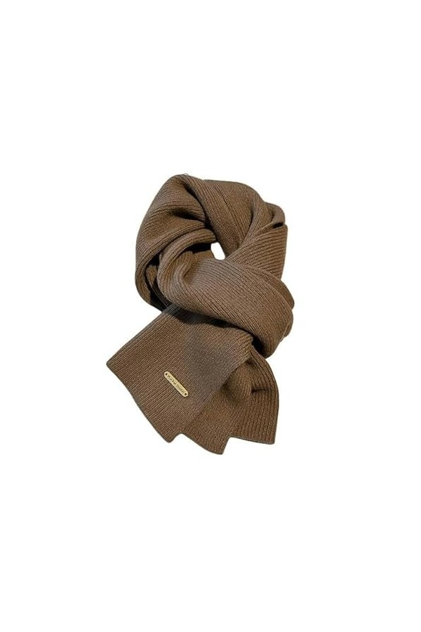 KOSTEN Écharpe Thermique Écarpe De Laine Femmes Hivernales Soft Tritted Girls Chauffle Étudiant Protection du Cou Châle Fashi