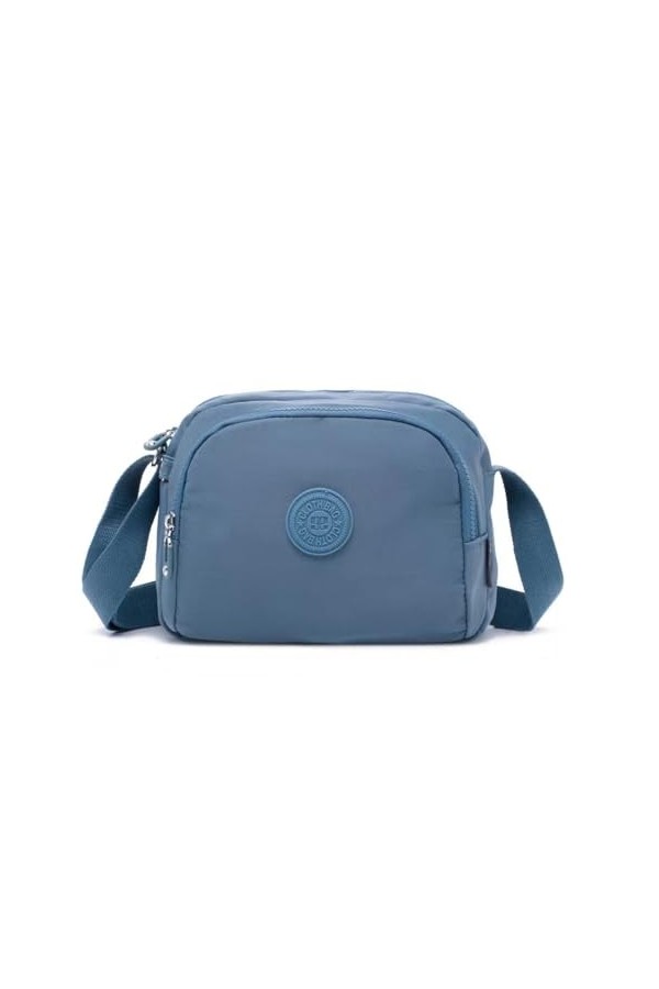 Faneam Sac à Bandoulière Femme Décontracté Sacoche dEpaule Multi-Poches, Sacoche Messenger Téléphone en Nylon Mode, Sac Besa