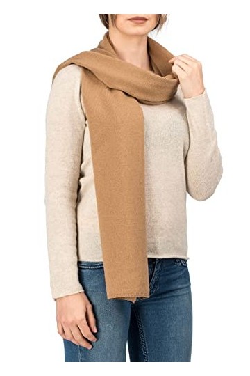 DALLE PIANE CASHMERE - Ècharpe en cachemire mélange - Made in Italy - Homme/Femme, Couleur: Anthracite, Taille unique