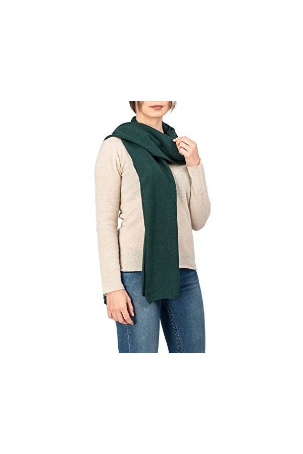 DALLE PIANE CASHMERE - Ècharpe en cachemire mélange - Made in Italy - Homme/Femme, Couleur: Anthracite, Taille unique