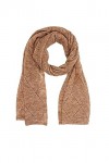 ESPRIT 083EA1Q303 Écharpe dhiver, Caramel, Taille Unique Femme