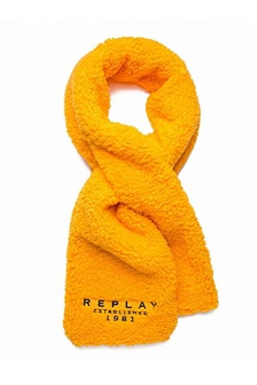 Replay AW9292 Echarpe, 167 Yellow Sun Gold, L 20 X H 130 CM Femme